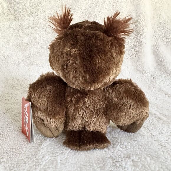 Wild Republic Great Horned Owl Brown Realistic Plush Toy 7” Stuffed Animal - Picture 3 of 4